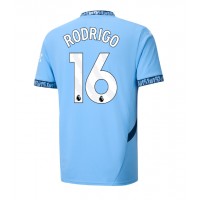 Maglia Calcio Manchester City Rodri Hernandez #16 Prima Divisa 2024-25 Manica Corta